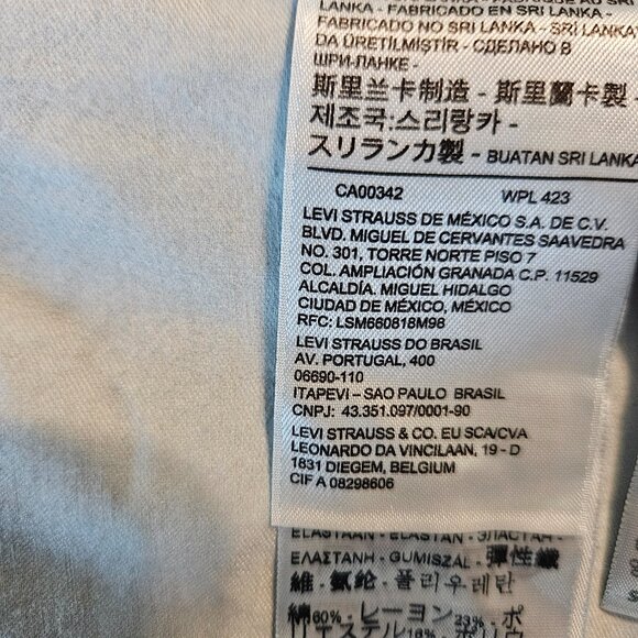 NWT Levi's Shaping Skinny Distressed Size W 33 and L 28 - Picture 7 of 7